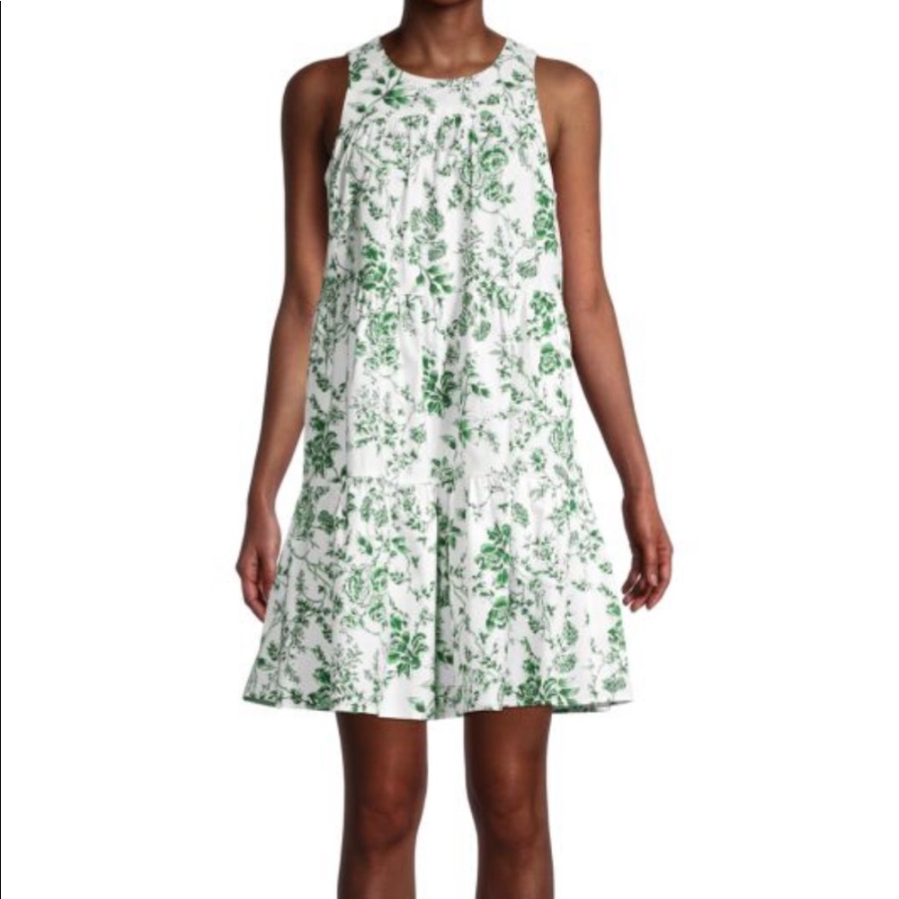 Gal Meets Glam by Julia Berolzheimer Green tiered dress - size 6 - never worn!